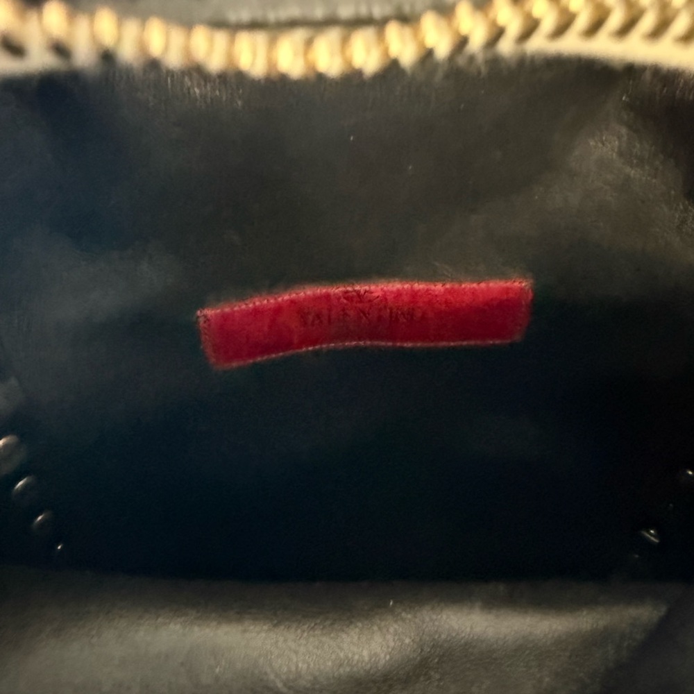 Valentino Garavani Cream and Black Studded mini Backpack - Picture 6 of 7
